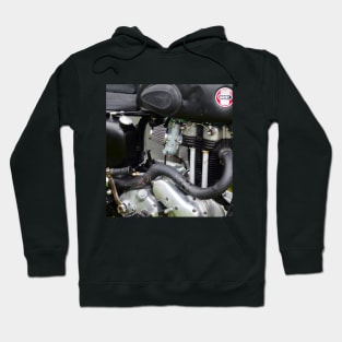 Ariel NG 350 wartime motorbike engine. Classic Motorcycles Hoodie